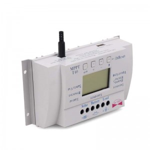 MPPT T40 40A Solar Charge Controller 5V USB Laddare 12V 24V Auto Solar Panel Batteri LCD-laddare Regulator PV max. 500W